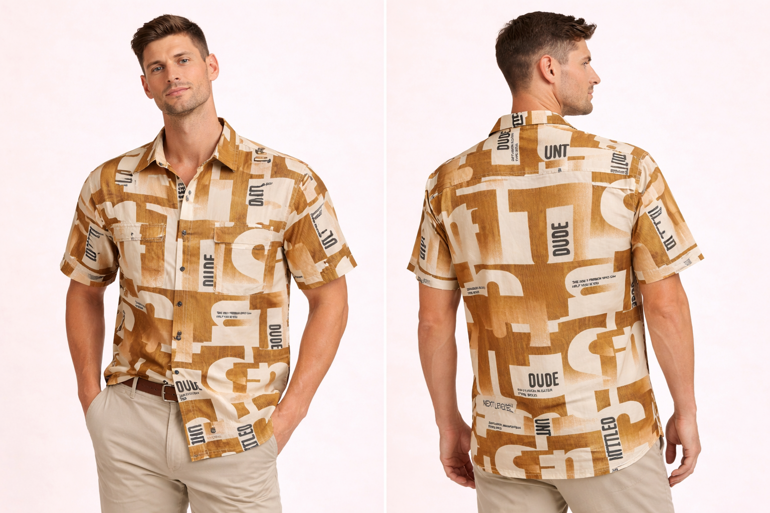 Classic White Short Sleeve Shirt – Modern Fit