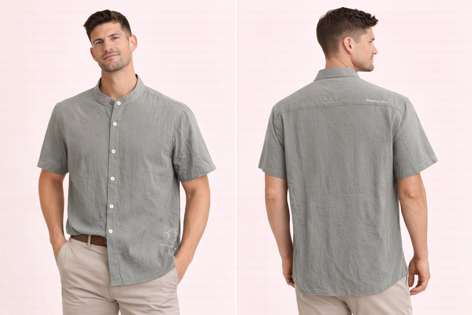 Classic White Short Sleeve Shirt – Modern Fit