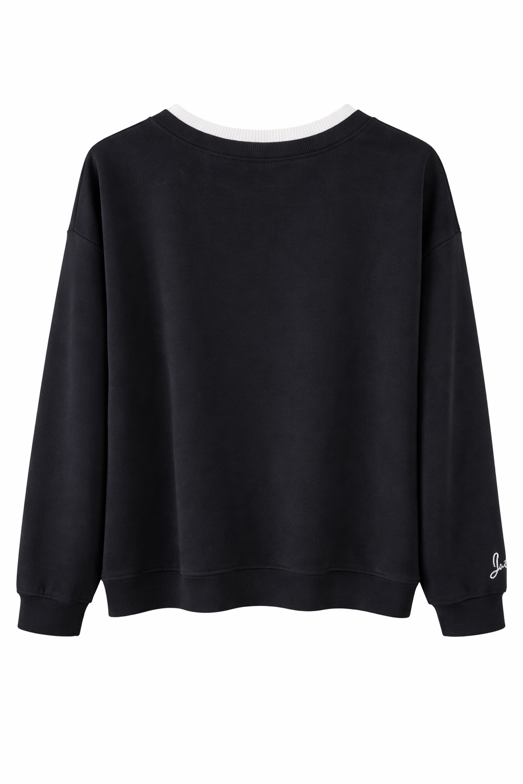 Women's floral embroidered crewneck sweatshirt