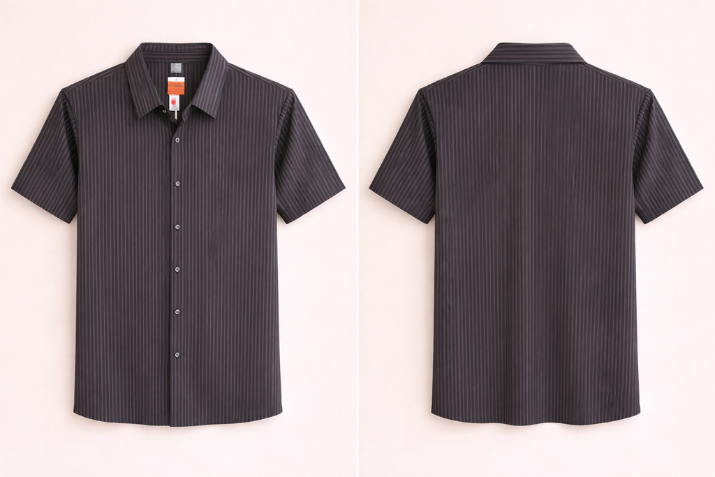 Classic White Short Sleeve Shirt – Modern Fit