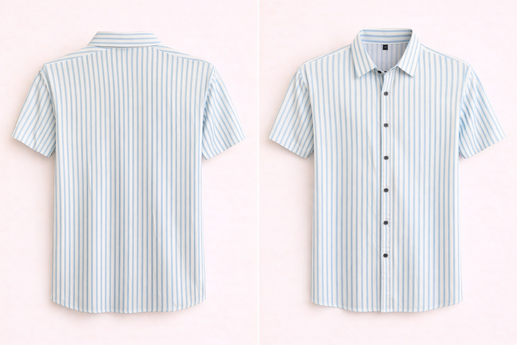 Classic White Short Sleeve Shirt – Modern Fit