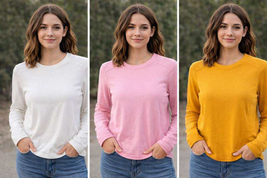 Women’s Long Sleeve Crew Neck T-Shirt