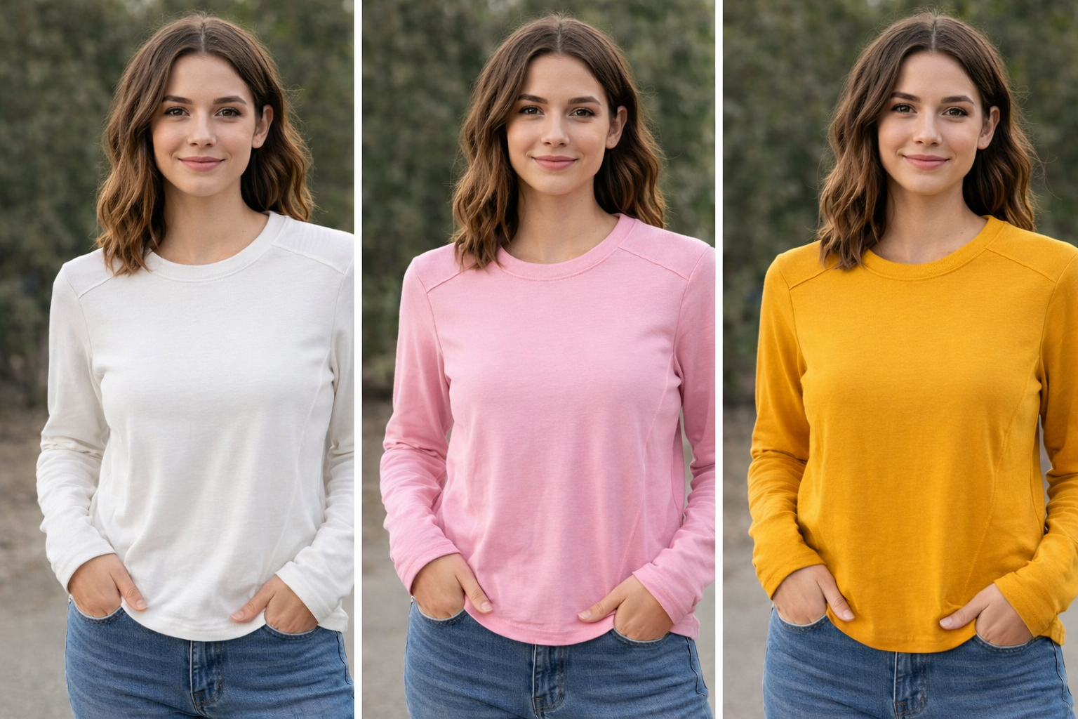 Women’s Long Sleeve Crew Neck T-Shirt