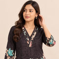 Midnight Bloom Printed Co-Ord Set for Women