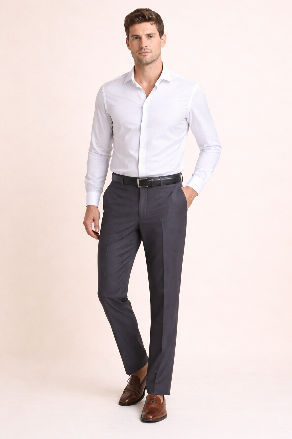 Men’s Slim Fit Formal Trousers